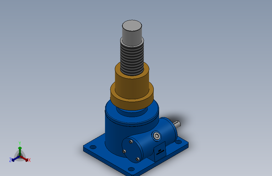 SWL120 螺母升降型蜗轮丝杆升降机[SWL120TM-2AⅠ-300-X-B]