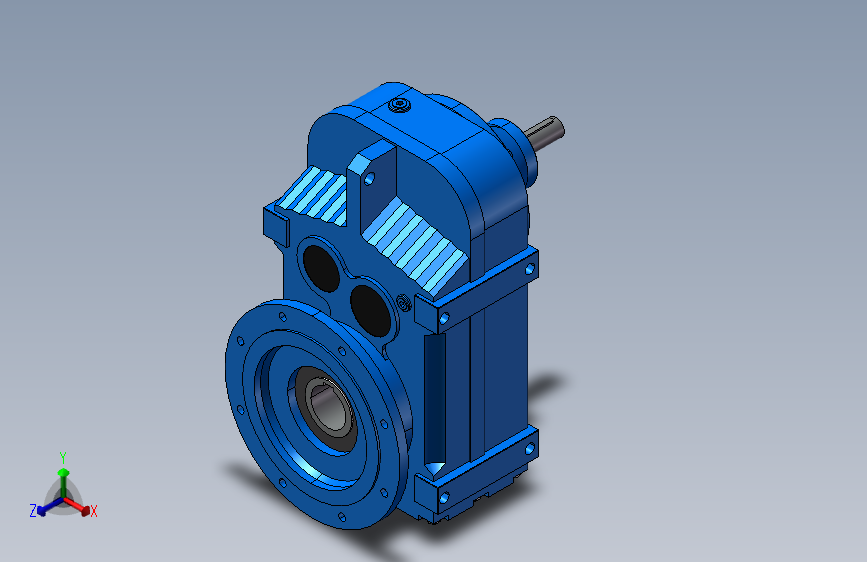 FAFS107轴输入平行轴斜齿轮减速机[FAF107S107-9.96-M6]