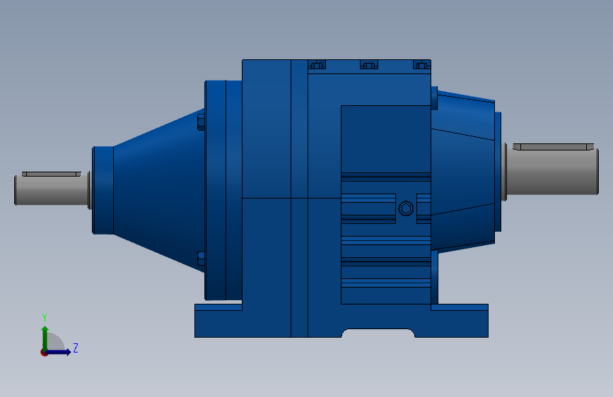 RS37底脚轴伸式安装斜齿轮减速机[RS37-10.11-M1]_2324_SOLIDWORKS 2010_模型图纸下载 – 懒石网
