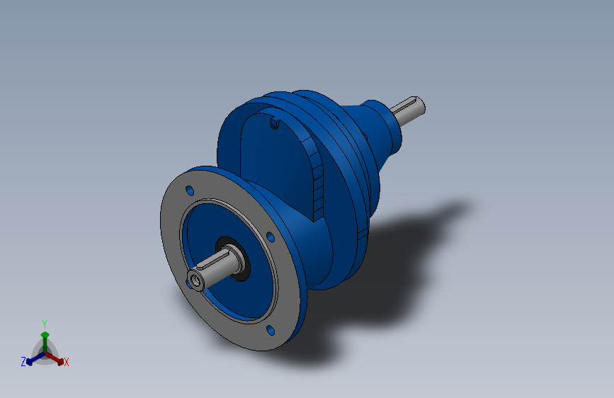 RXFS37法兰轴伸式单级斜齿轮减速机[RXFS37-1.6-M1-Φ160]_8938