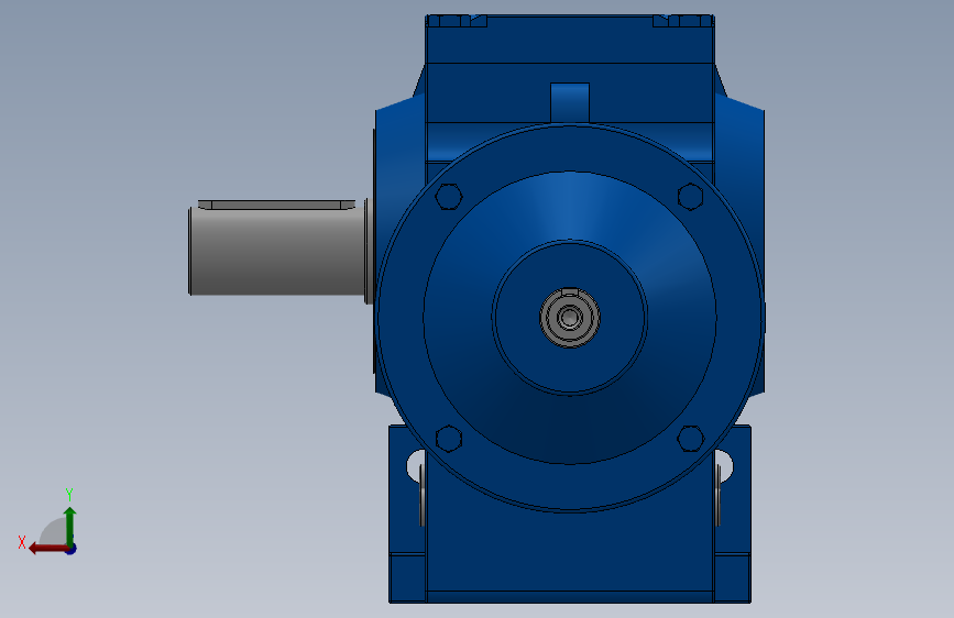 SS77轴输入的斜齿-蜗轮蜗杆减速机[S77S77-11.67-M1-A]_8171_SOLIDWORKS 2020_模型图纸下载 – 懒石网