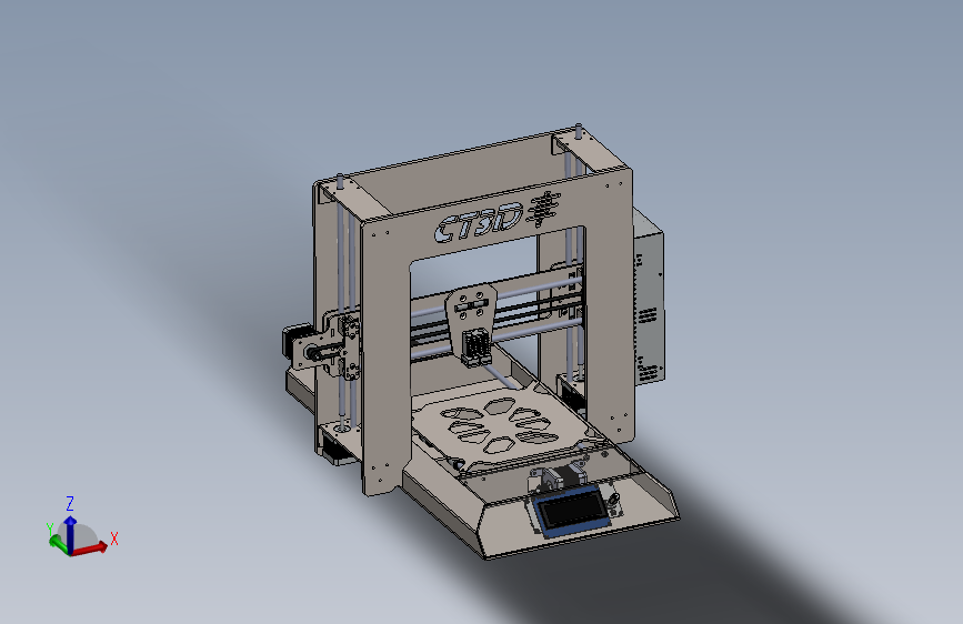 3D 打印机-钣金结构
