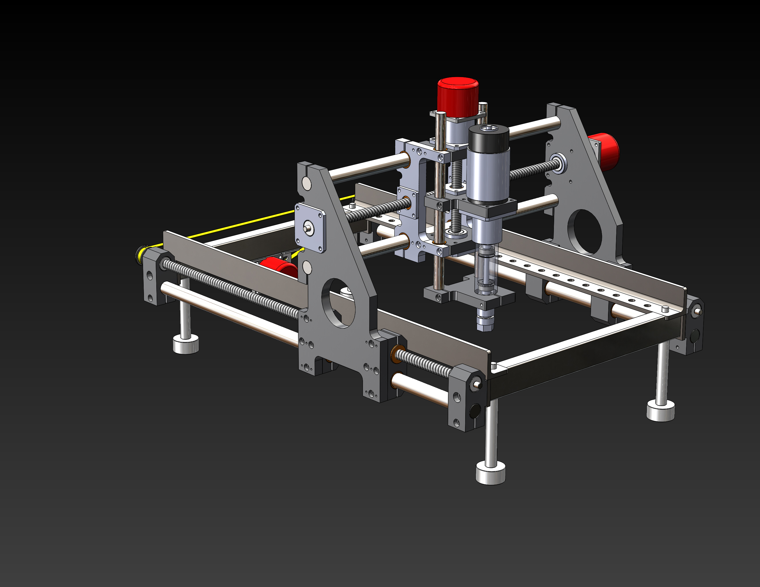 数控铣床模型sw Solidworks 2014 模型图纸下载 懒石网