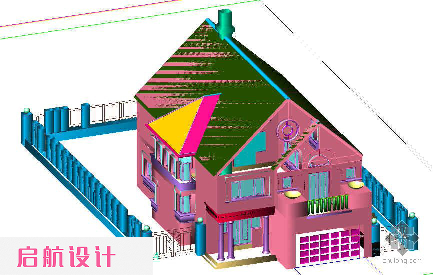 D054-两层-17.90&11.00米-自建房【两层】效果图、施工图配套