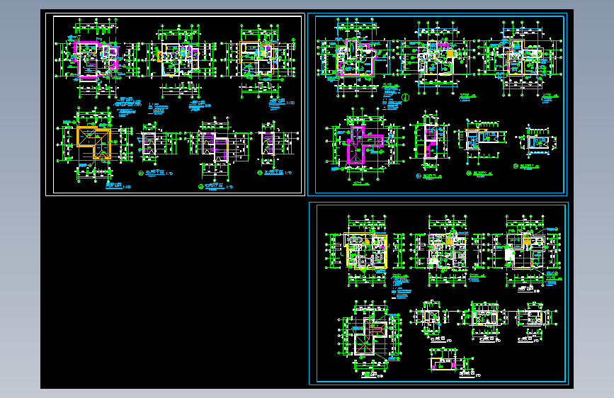 多层别墅平面图.DWG