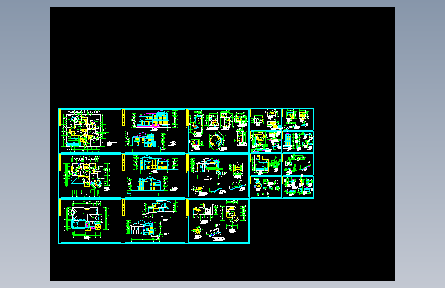 公爵B型别墅方案全套图
