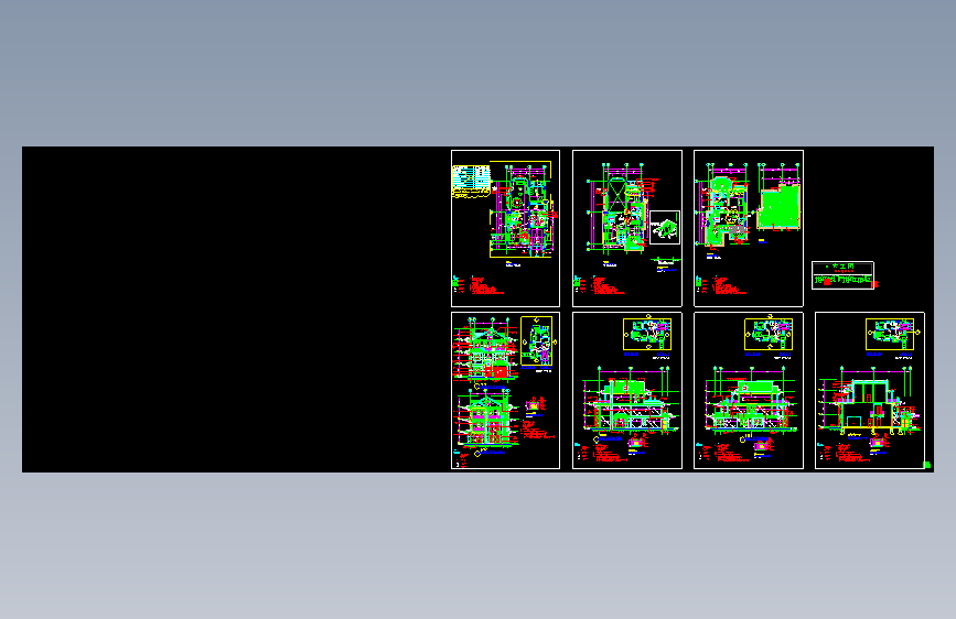 豪华别墅图建筑图.dwg