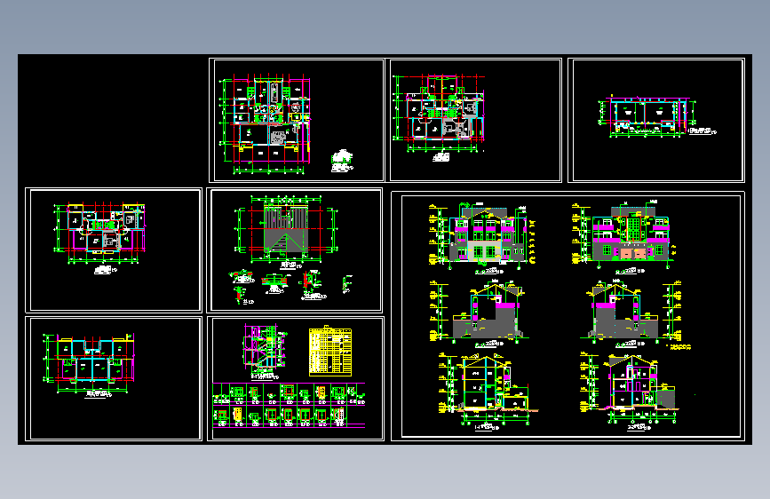 居住小区C型别墅建施图.dwg
