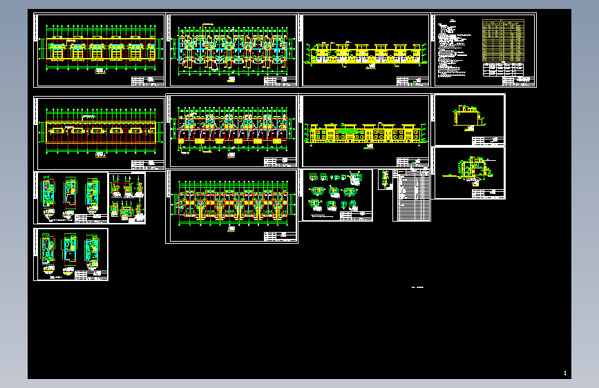 连排别墅施工图
