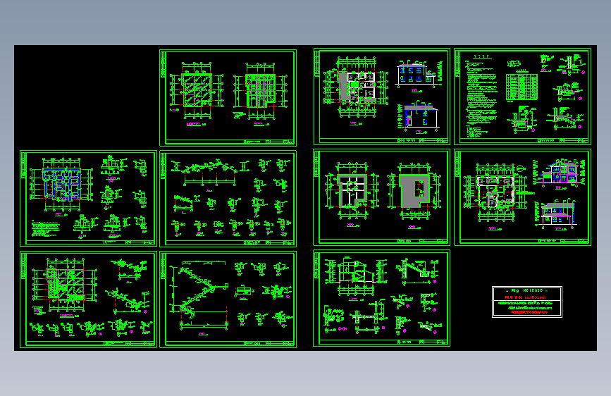 某别墅结构建筑施工图.dwg