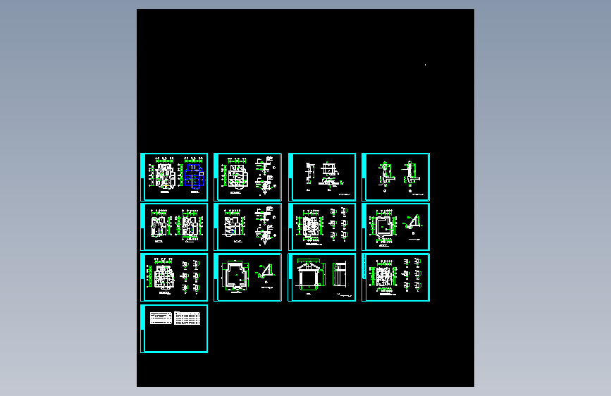 某别墅样板房竣工图.dwg