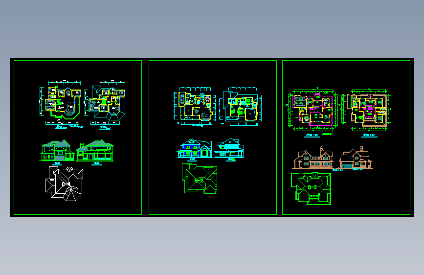 三套别墅方案.dwg