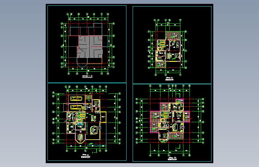 小别墅平面图.dwg