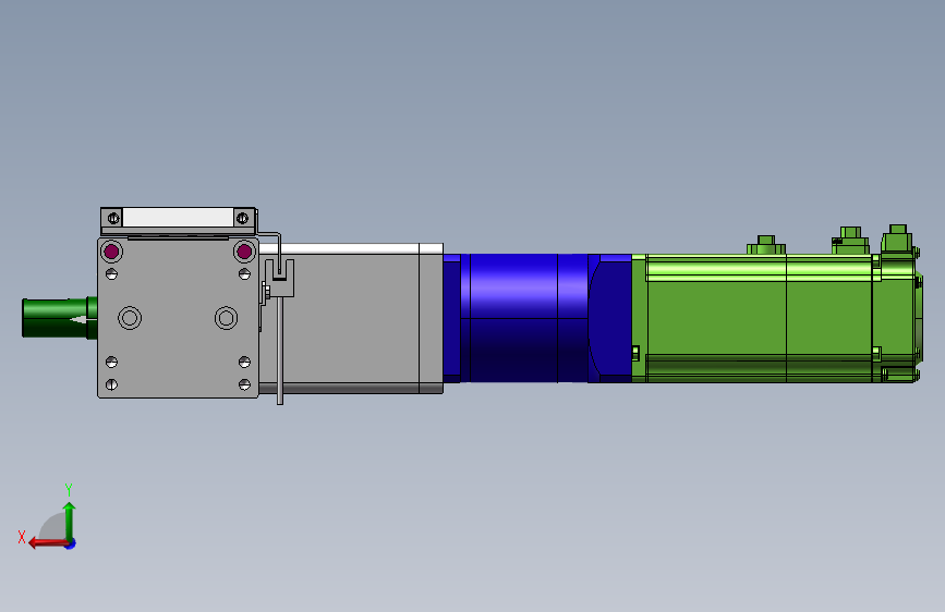 M80-100-BL-D-G_-P400W-N-S3 背面视图