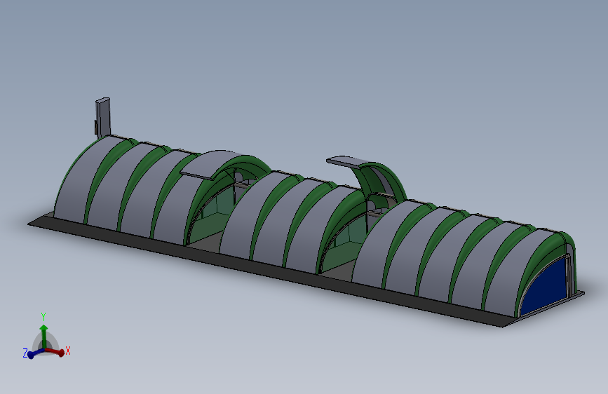 高档自行车停车棚