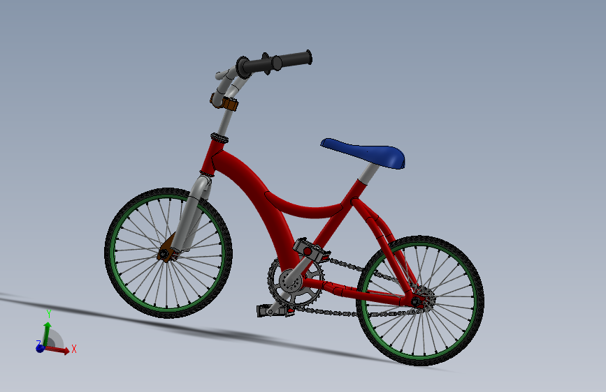 自行车 3D 模型