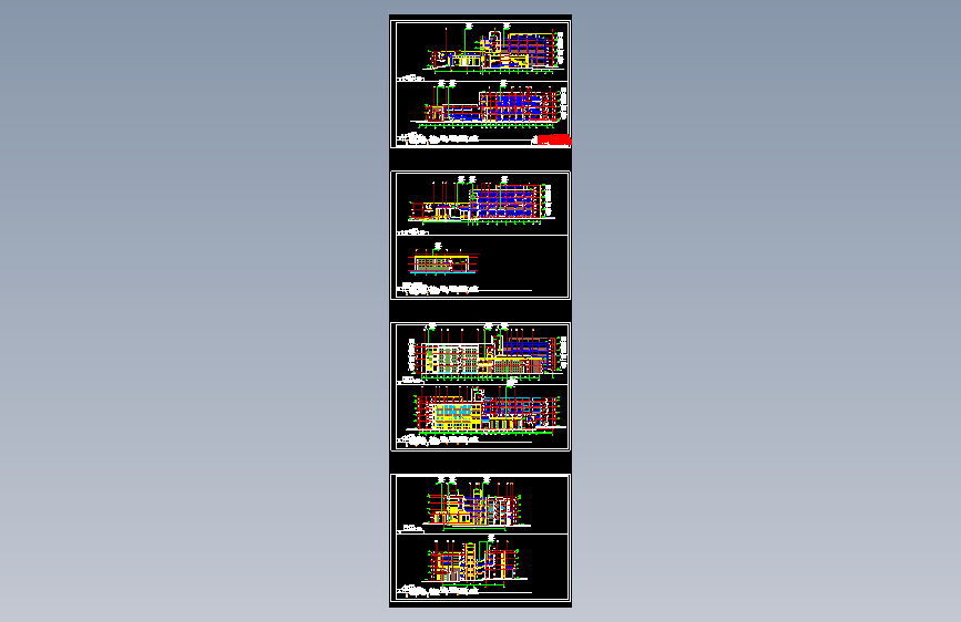 学校综合楼建筑图