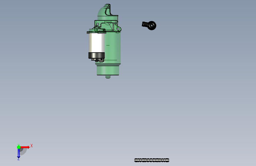 L79 Chevrolet small block 完整的发动机部件 俯视图