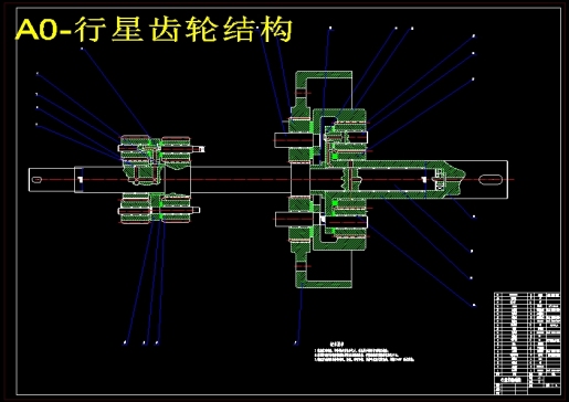 行星齿轮变速器传动系统机构设计 毕业论文说明书机械专业