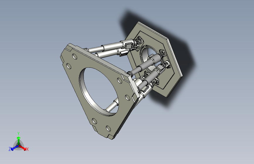 78 六轴并联隔振平台hexapod01_v4