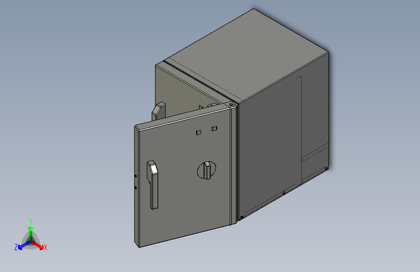 313 一种电烤箱的3D模型