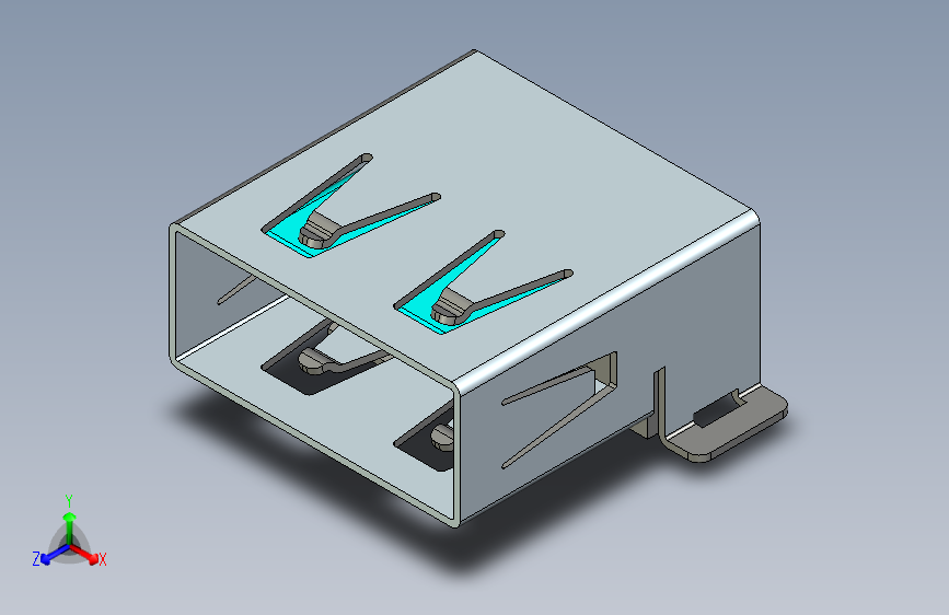 1104 表贴USB-A