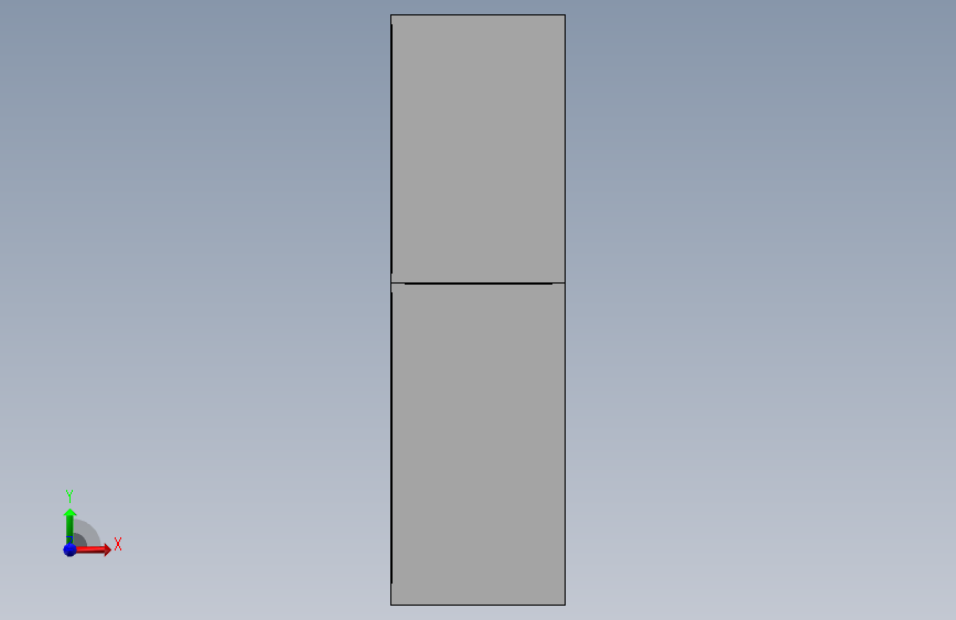 1205 监控电视墙10孔电视墙 正面视图