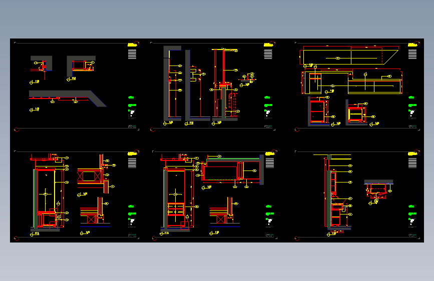 北京朗琴园10号楼E户型施工图