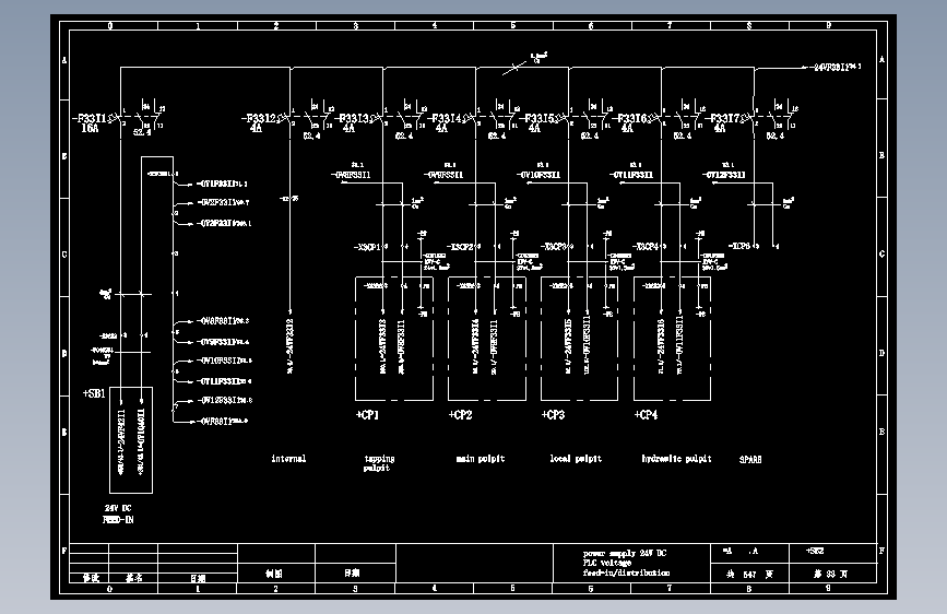 炼钢PLC自动控制系统图纸