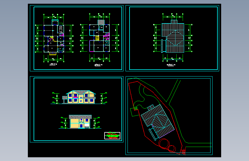 木构别墅设计方案图