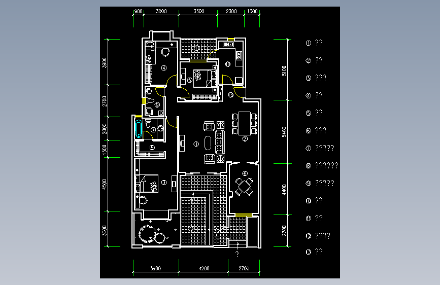 别墅平面户型建筑图