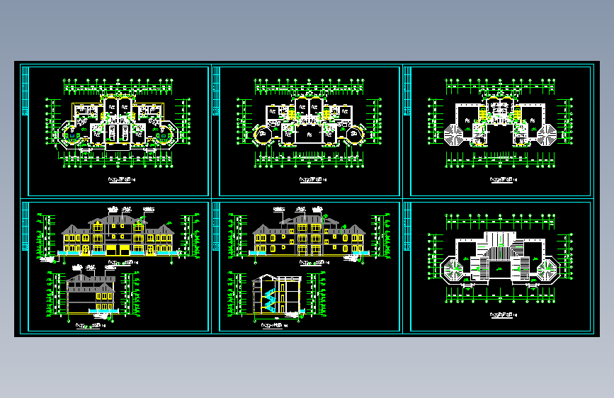 办公别墅设计图纸
