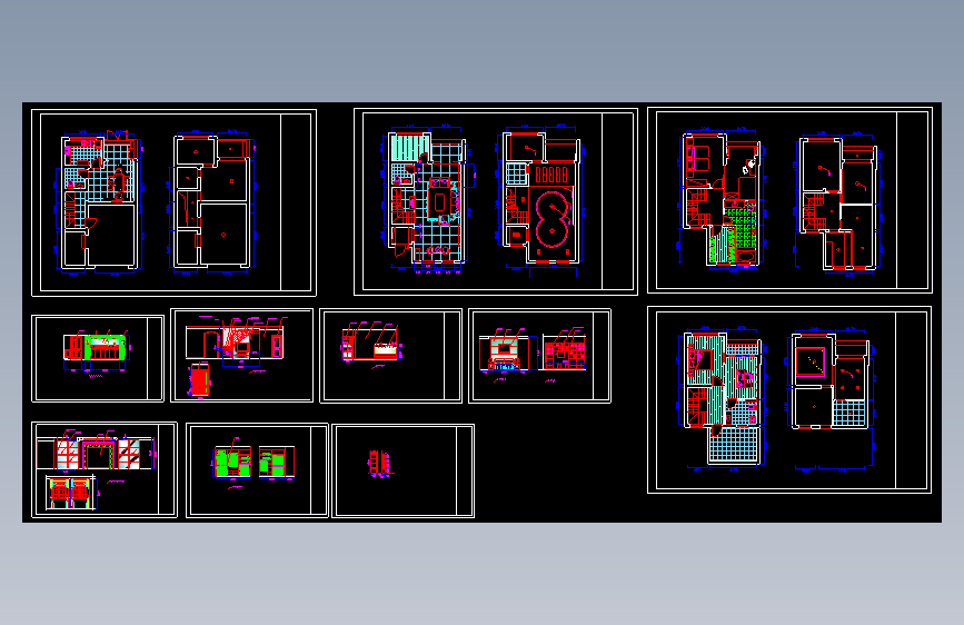 别墅装修设计图.dwg