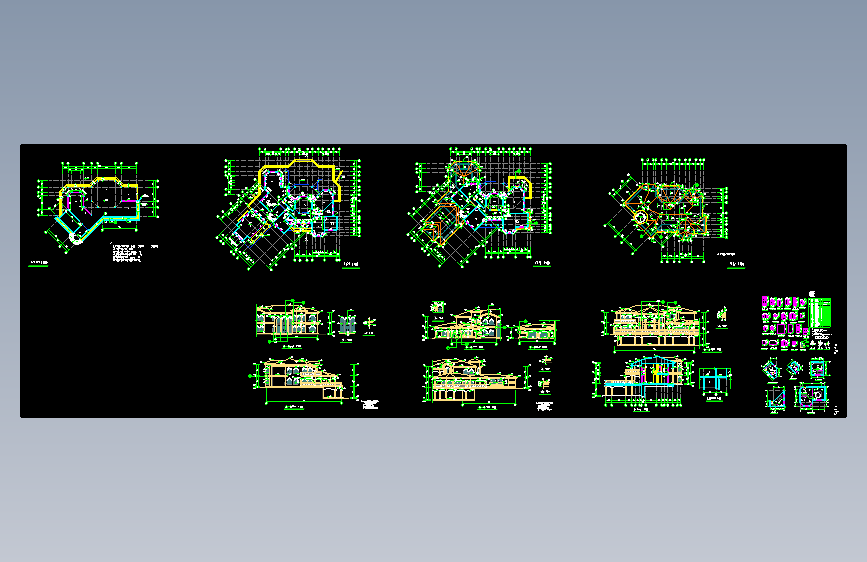 超大别墅施工图