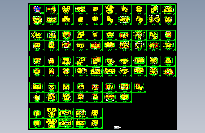 经典住宅户型平面图集锦