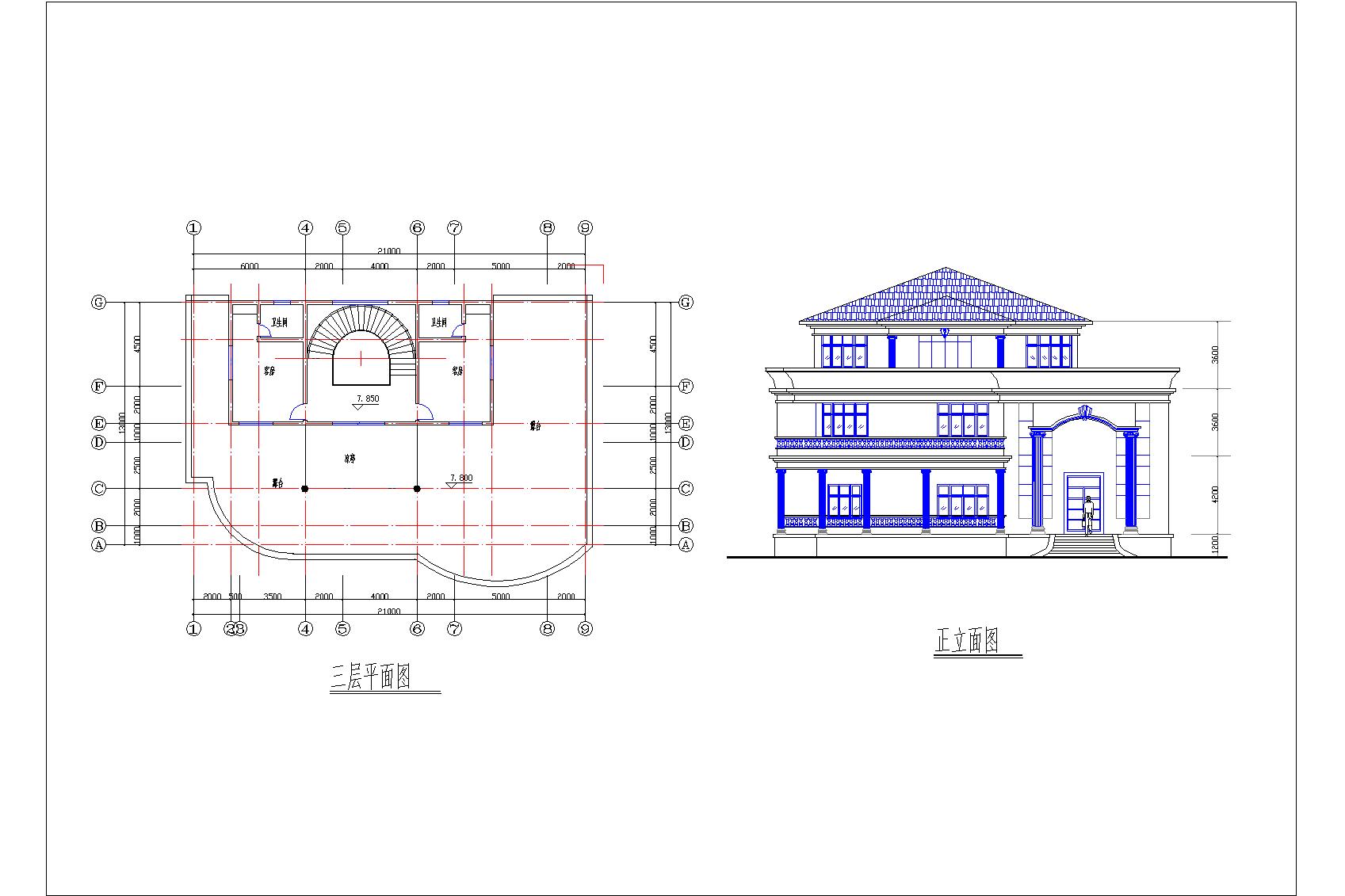 别墅新农村自建房 (15)
