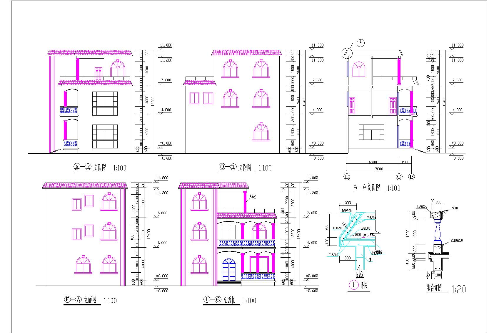 别墅新农村自建房 (15)