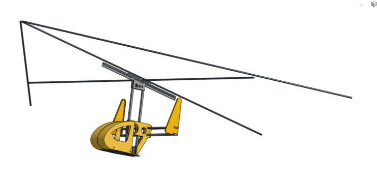 微型 RC 差动推力吊架