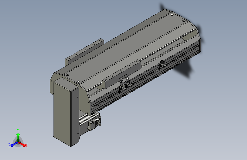 TE20D半密封丝杆模组滑台TE20D-L200-B5-M4
