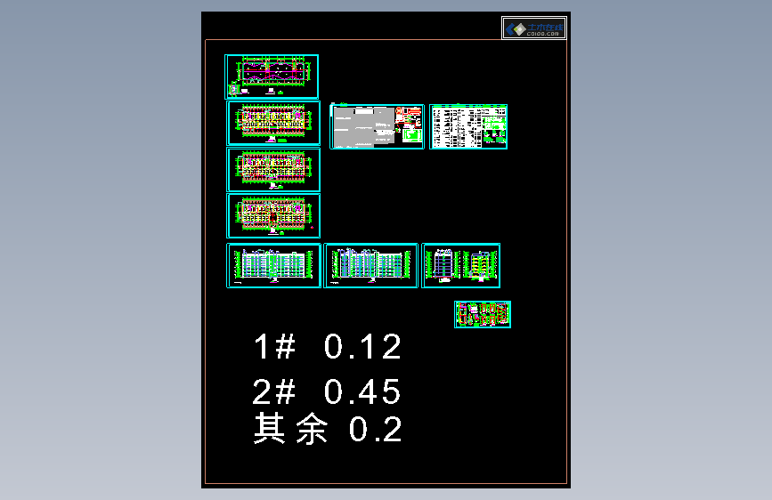 30 某地6层学生宿舍楼建筑设计施工图