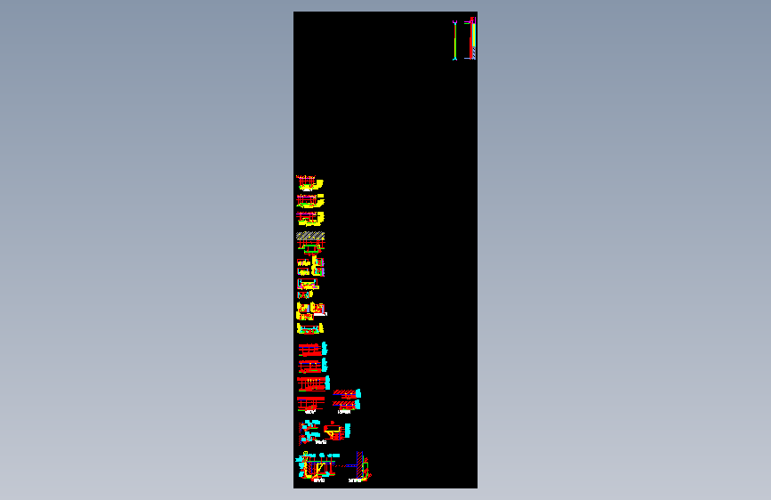 953 【通用cad节点】轻钢龙骨吊顶cad图块