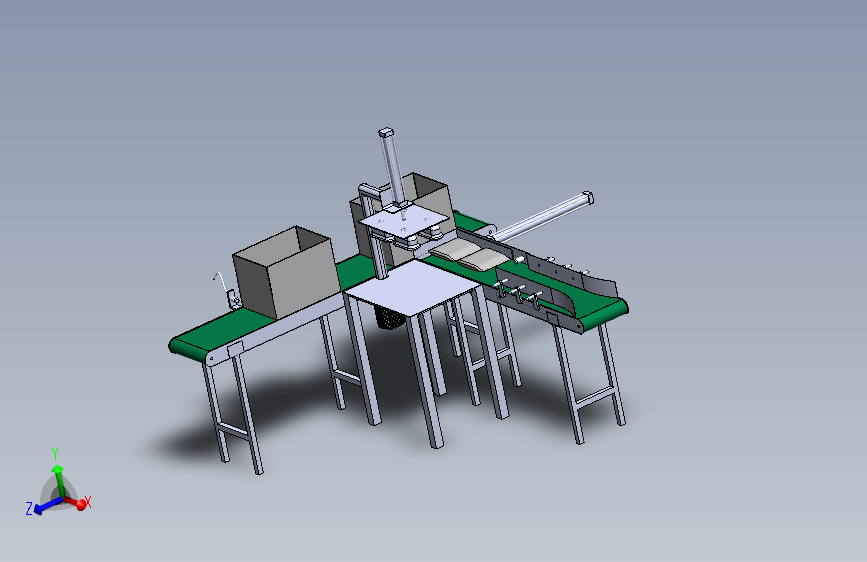 糖果袋包装机2 Solidworks 2018 模型图纸下载 懒石网