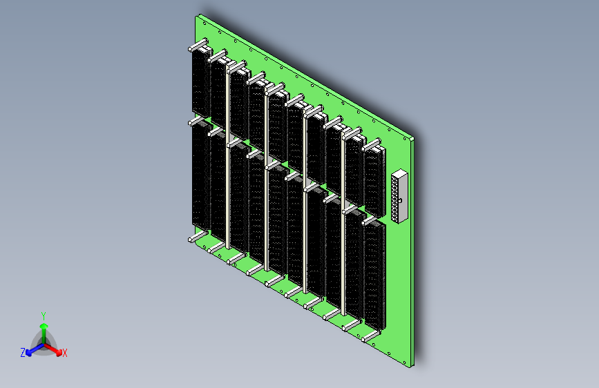 VPX6U10槽背板