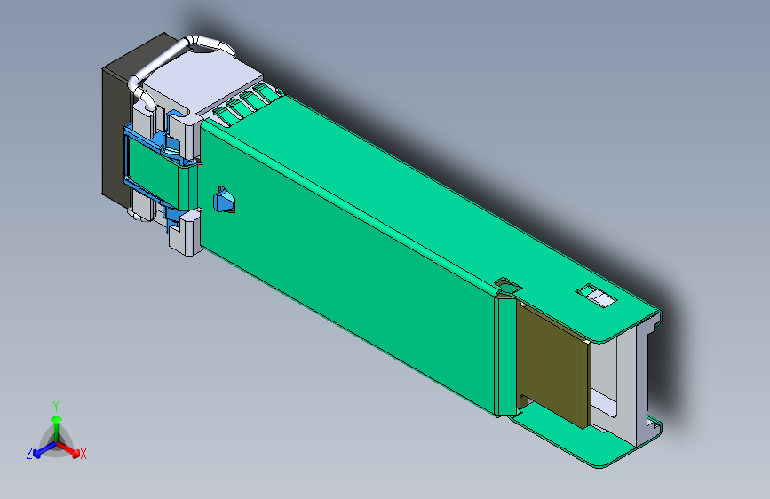 SFP(SFP+)光模块_STEP_模型图纸下载 – 懒石网