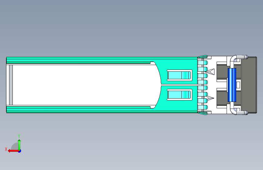 SFP(SFP+)光模块 背面视图