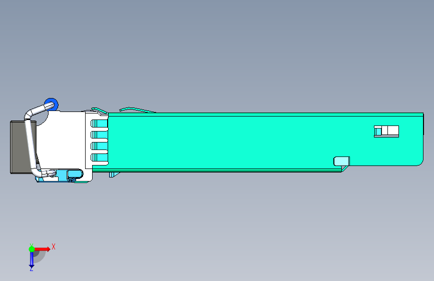 SFP(SFP+)光模块 俯视图