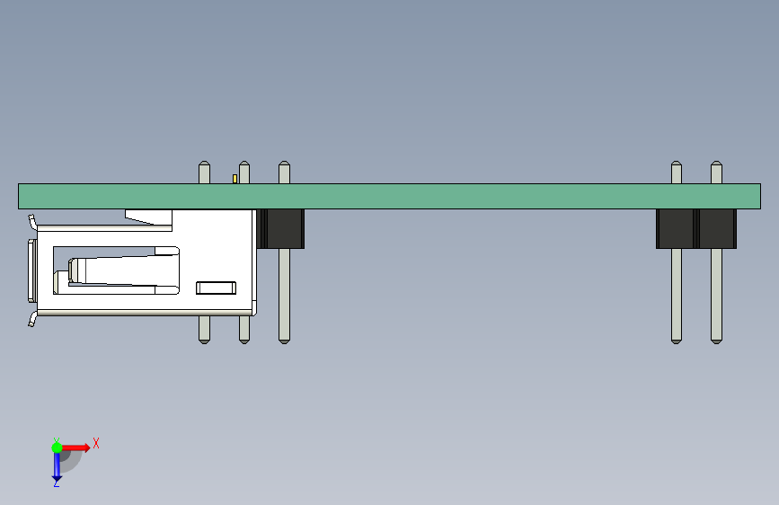 Ch375b模块_STEP _模型图纸下载 – 懒石网