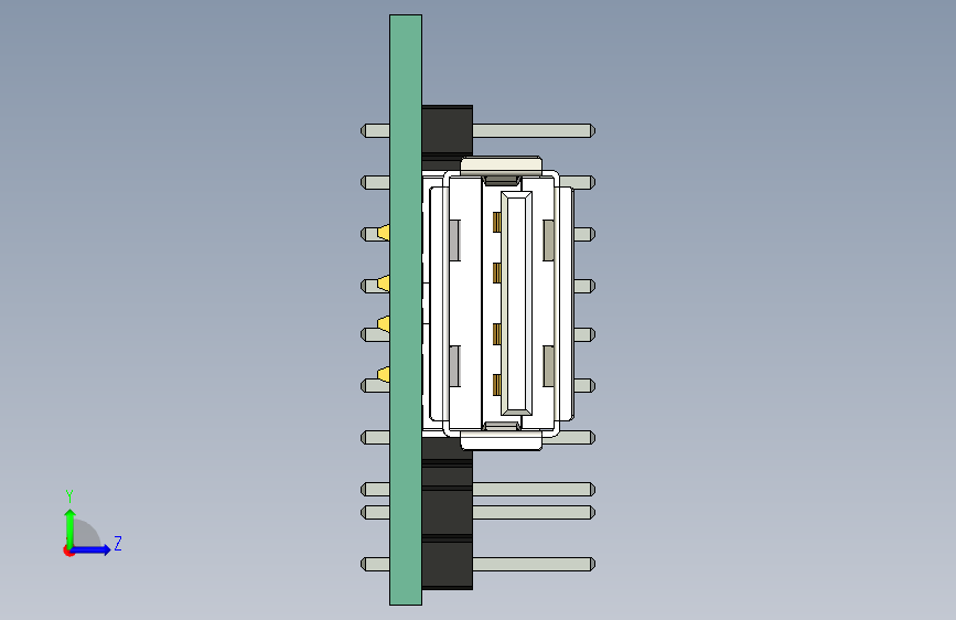 Ch375b模块_STEP _模型图纸下载 – 懒石网