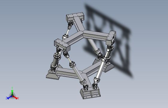 Octahedral Hexapod Mechanism (Parallel Robot)