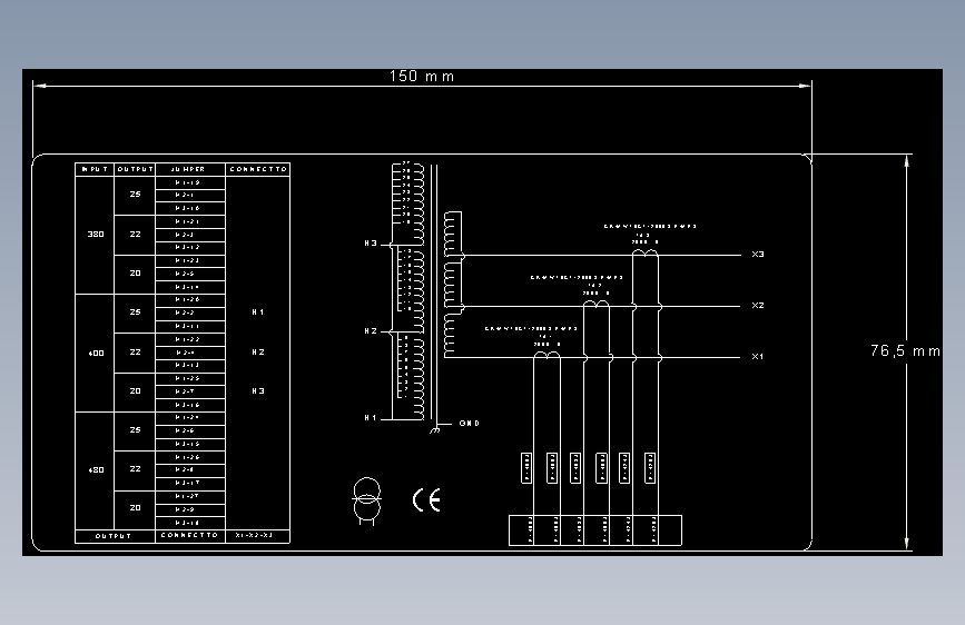 ASF wiring label